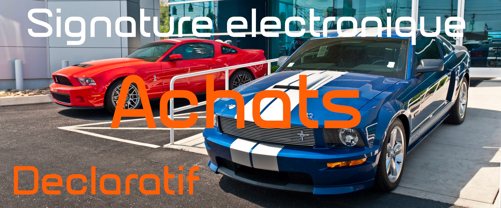 Signature électronique - Achats - Déclaratifs